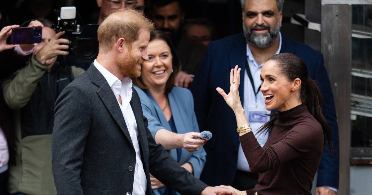 Revealed: What Was Said To The Crowd Before Meghan And Harry Arrived In Nottingham