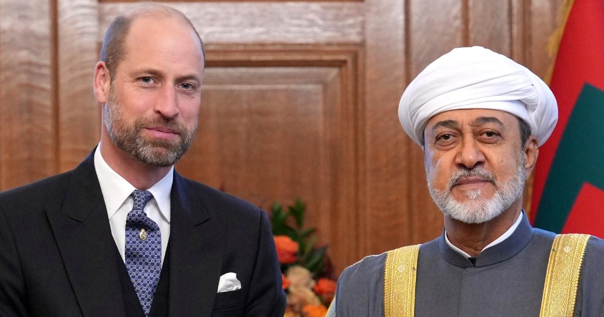 Prince William Takes on Key Diplomatic Role as He Welcomes Sultan of Oman to Britain