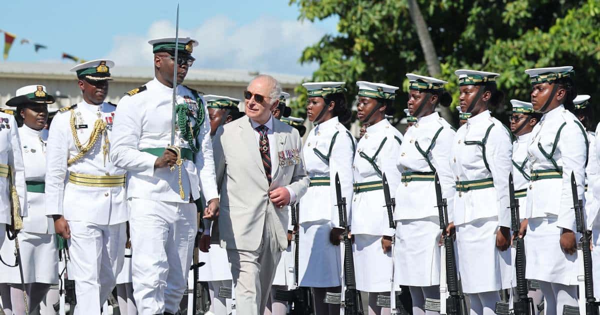 King Charles Begins Day Two Of Bahamas Tour By Laying Wreath For Fallen Marines