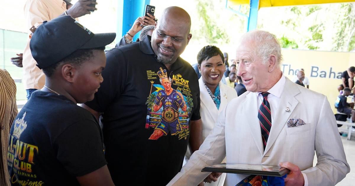 King Charles Is Handed a Very Unexpected Present at a Boxing Academy — and He Can’t Stop Laughing