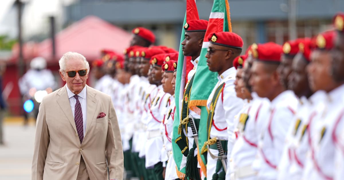 King Charles Lands in Guyana After 26 Years, and the Welcome Was Hard to Miss
