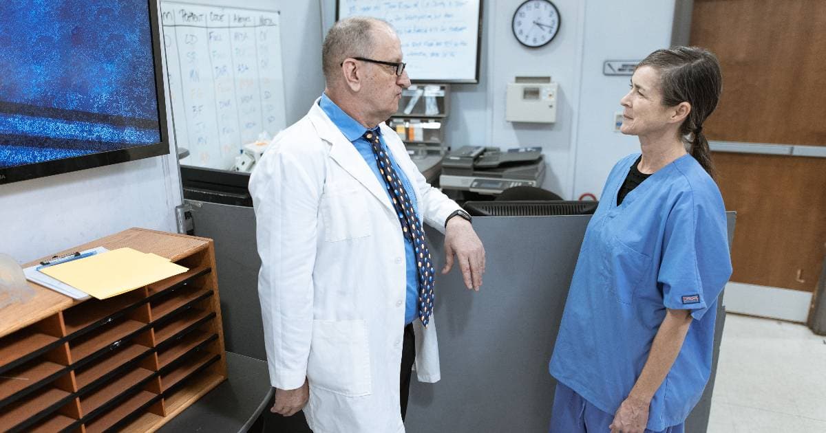 Woman overheard doctor mocking her inability to give a urine sample in front of a nurse — he didn’t realize she heard him until she walked up to him