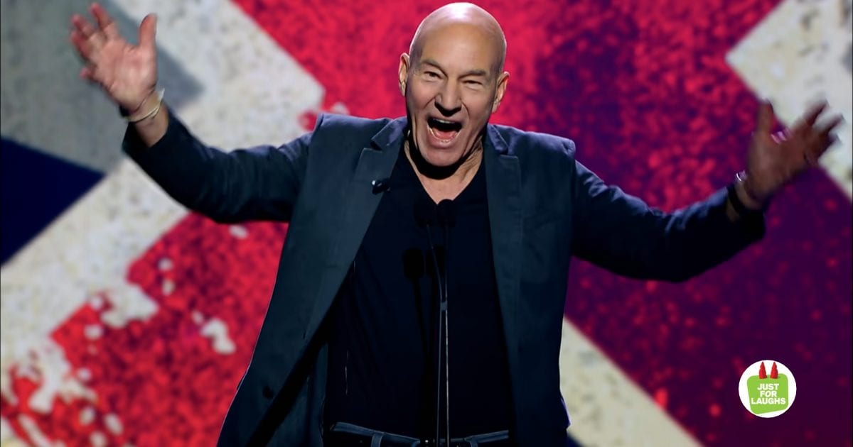 Patrick Stewart did something few would dare. He delivered his own eulogy 11 years before his death