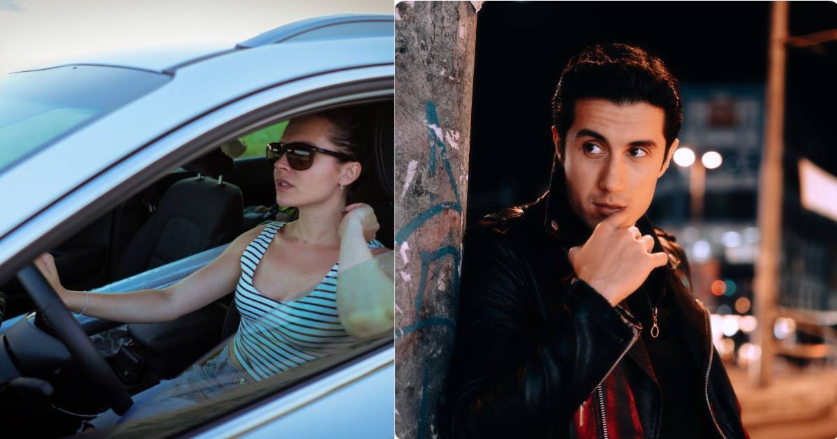 (L) A woman looking out from her car. (R) A man looking at someone intently. (Representative Cover Image Source: Pexels| L - Atlantic Ambience, R -  Wolrider YURTSEVEN)