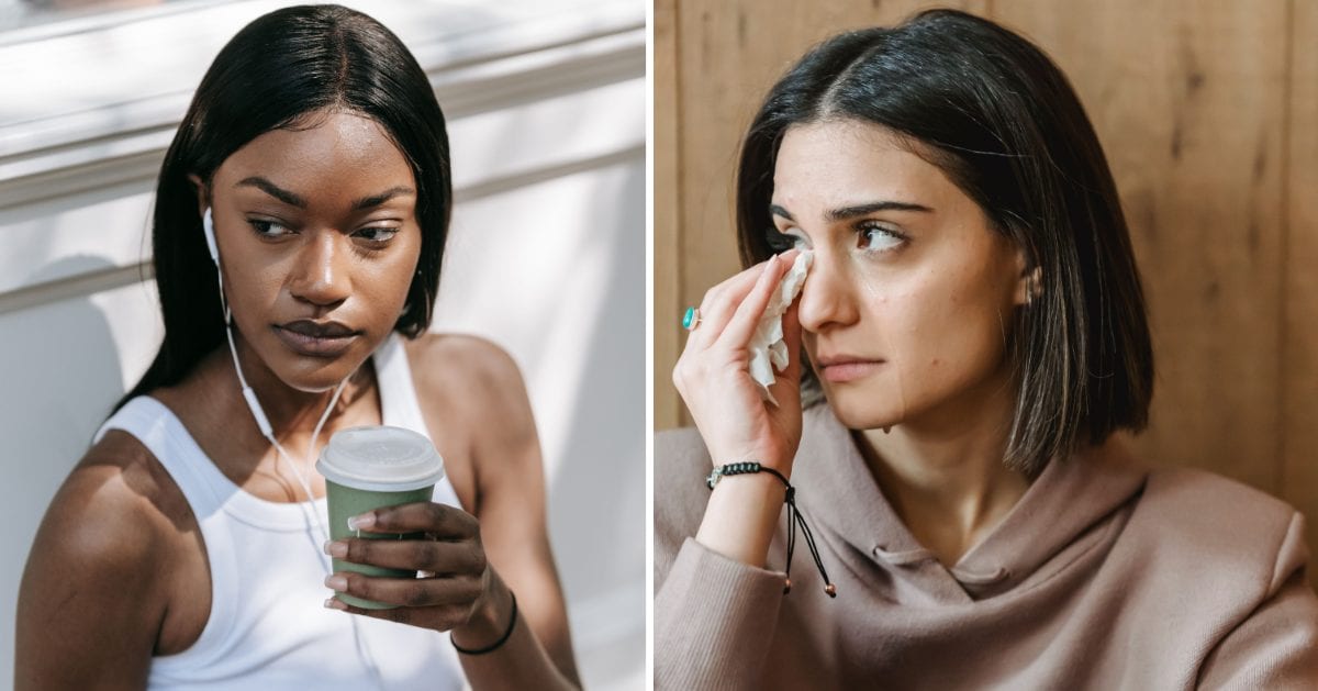 Woman noticed a diner another table in a café looking upset — her simple two-word question brought the stranger to tears