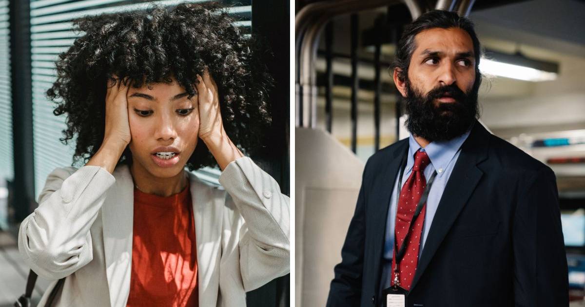  (L) Stressed woman at the airport (R) Gate agent at the airport (Representative Cover Image Source: (L) Pexels, Roberto Hund | (R) Pexels, Lara Jameson)