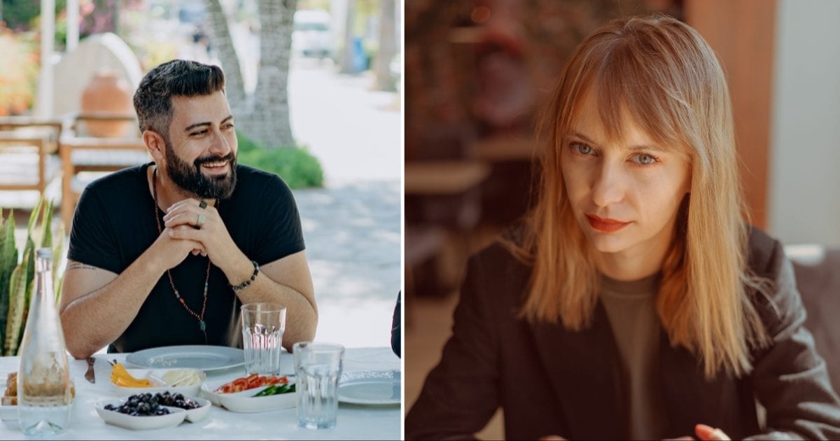 (L) A man smiling on a date. (R) A woman on a date looking annoyed. (Representative Cover Image Source: Pexels | (L) Mikhail Nilov, (R)  Artur Stec)