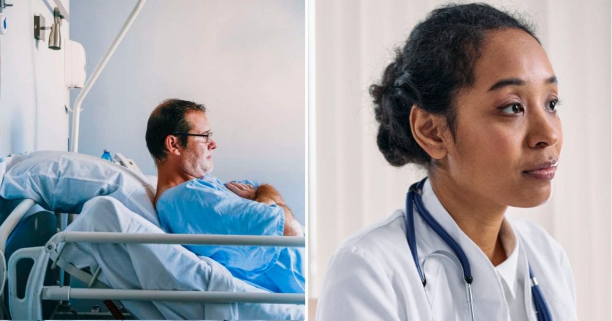 ER doctor told 96-year-old patient he could finally go home after a long wait for his scan — but his heartfelt response left her fighting back tears