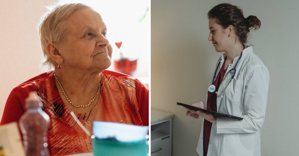 (L) Old patient. (R) Nurse looking at patient. (Representative Cover Image Source: Pexels | (L) Jsme MILA, (R) Tima Miroshnichenko)