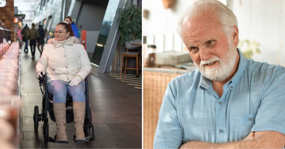 Independent wheelchair user was shopping at Tesco when an older man offered to help — he didn't take kindly to her asking him the same question