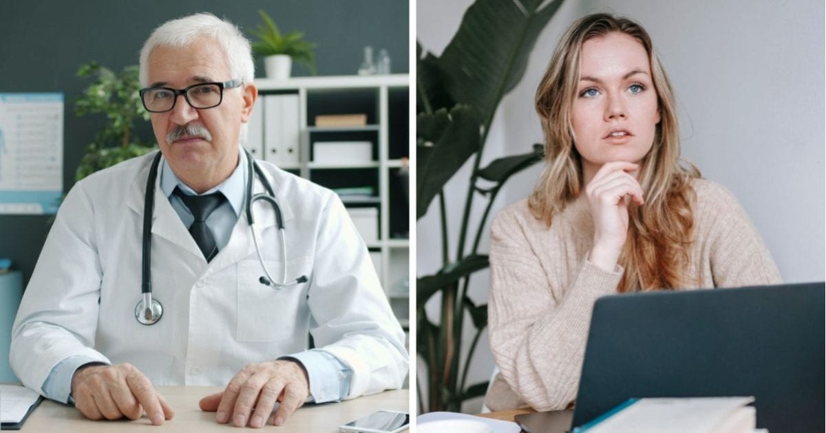 (L) Male doctor looking confused. (R) Woman looking shocked. (Representative Cover Image Source: Pexels | (L) Vitaly Gariev, (R) George Milton)