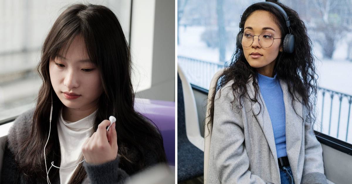 (L) Sad girl sitting in bus. (R) Woman looking at someone. (Representative Cover Image Source: Pexels | (L) zheng liang, (R) cottonbro studio)