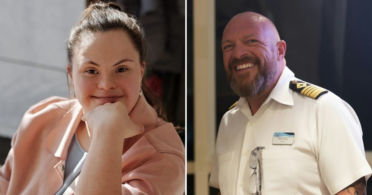 (L) A young woman with down syndrome in suit smiling. (R) A flight captain smiling. (Representative Cover Image Source: (L) Pexels | Cliff Booth, (R) Unsplash |  nicola dowie)