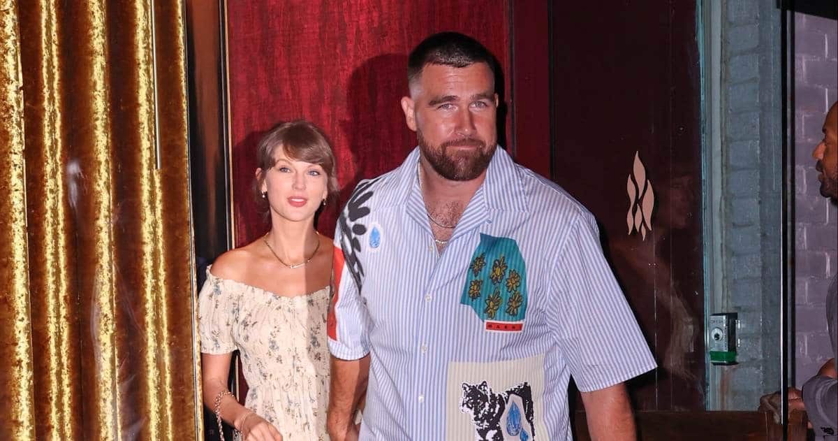 Taylor Swift appeared to be annoyed after a fan filmed her during the Kansas City Chiefs' game against the Los Angeles Chargers at Arrowhead Stadium on Sunday, October 18 (Getty Images)