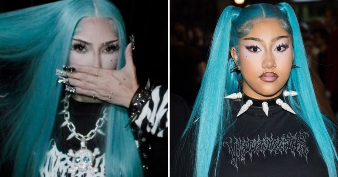 Kim Kardashian channels North West in Halloween 2026 makeover with blue hair and fake piercings