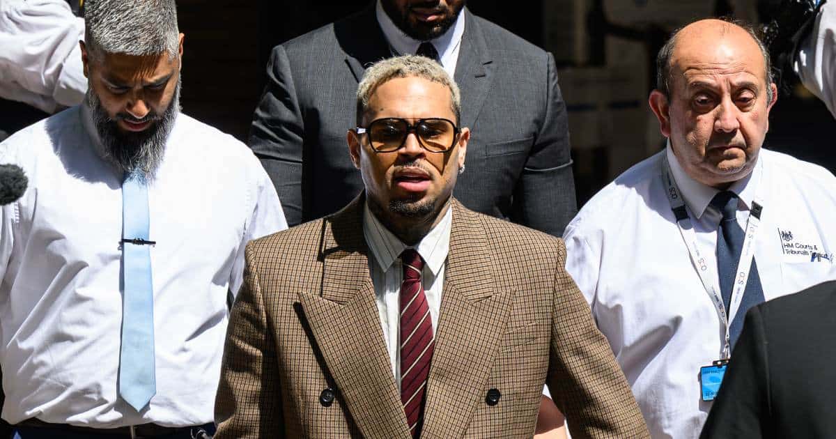 Chris Brown allegedly hit Abraham Diaw with a tequila bottle, while Omololu Akinlolu punched him. Diaw suffered head and knee injuries (Getty Images)