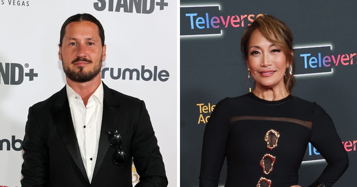 Carrie Ann Inaba’s criticism of Jenna Johnson’s samba left her in tears, prompting Val Chmerkovskiy to post a comment referencing Will Smith (Getty Images)