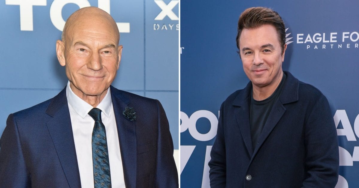 Seth MacFarlane paid tribute to Patrick Stewart after his death on Wednesday, October 28, at the age of 86 (Getty Images)