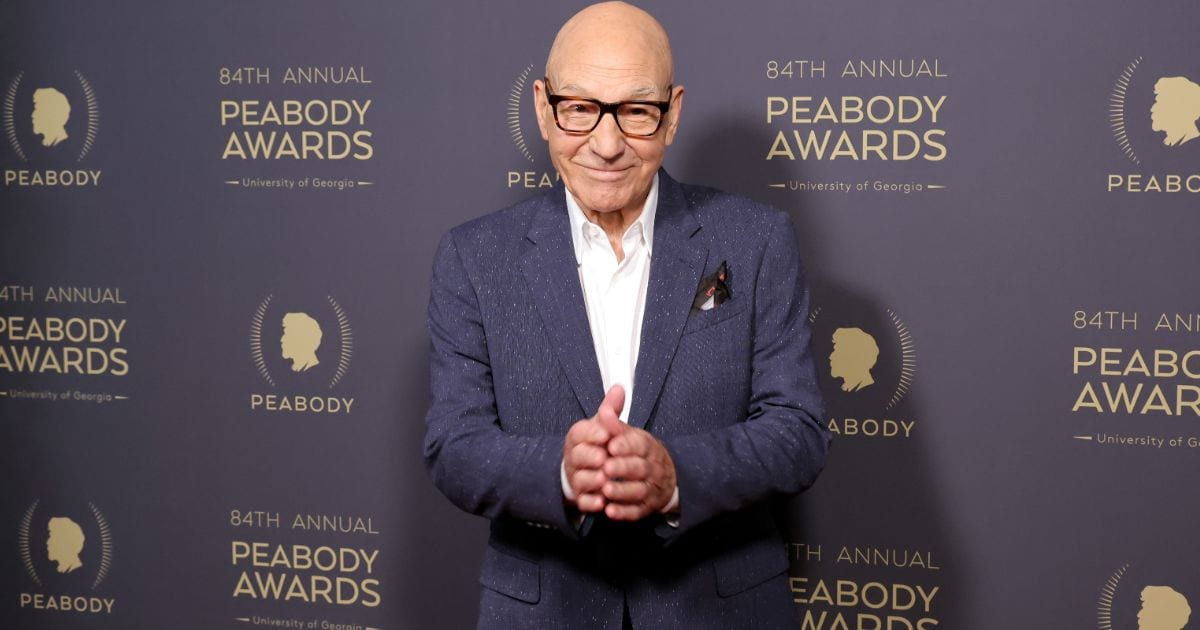 Patrick Stewart delivered his own eulogy for stand-up routine over a decade before his death