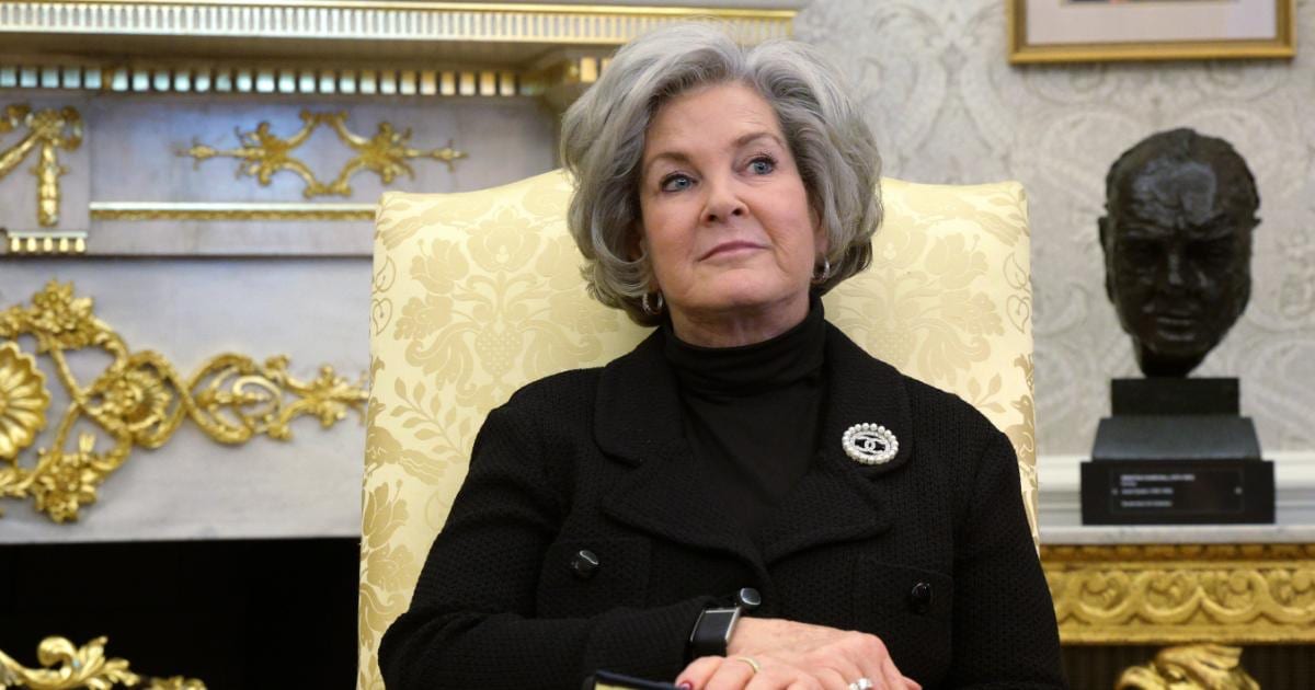 White House Chief of Staff Susie Wiles in the Oval Office (Alex Wong/Getty Images) 