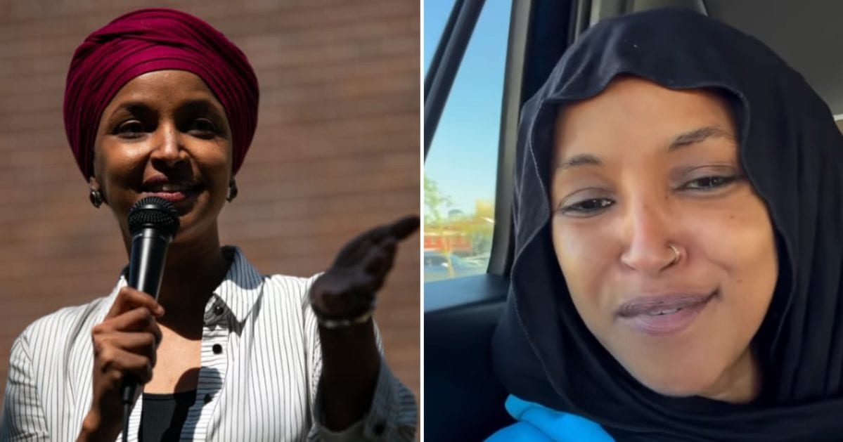 Ilhan Omar thanked supporters for their messages and donations in an Instagram video following the federal raid on her Washington home (Getty Photos/Stephen Maturen, Instagram/@Ilhanomar)