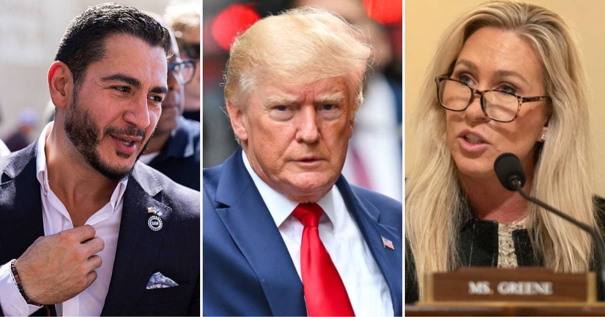 Marjorie Taylor Greene said renewed US strikes on Iran before the midterms could improve Abdul El-Sayed's chances in Michigan's Senate race (Getty Images)