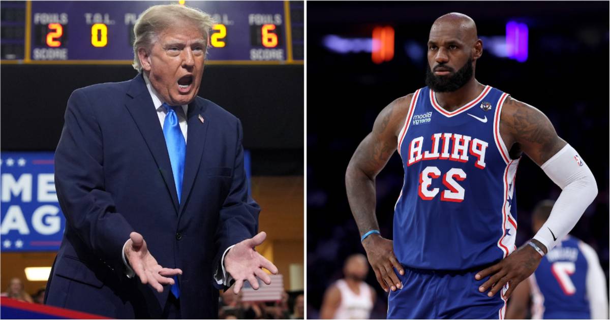 President Donald Trump attacked LeBron James over a viral anthem video, calling him a disgrace and demanding an apology to fallen American service members (AP Photos, Getty Images)