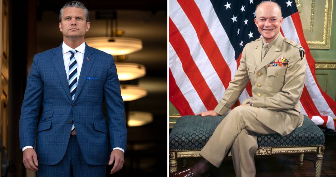 A viral post claims Pete Hegseth’s team broke one of former President Dwight D. Eisenhower’s historic globes (AP Photo, Getty Images)