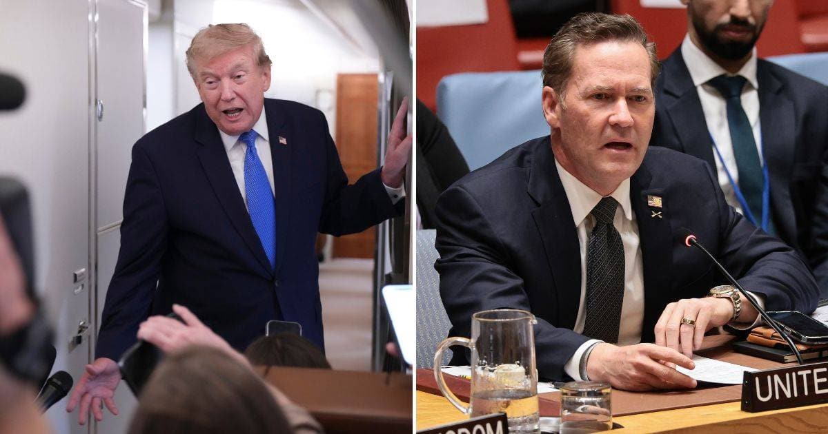 President Donald Trump had repeatedly forecast a quick end, but UN Ambassador Mike Waltz said that the war could last another year (Getty Images)