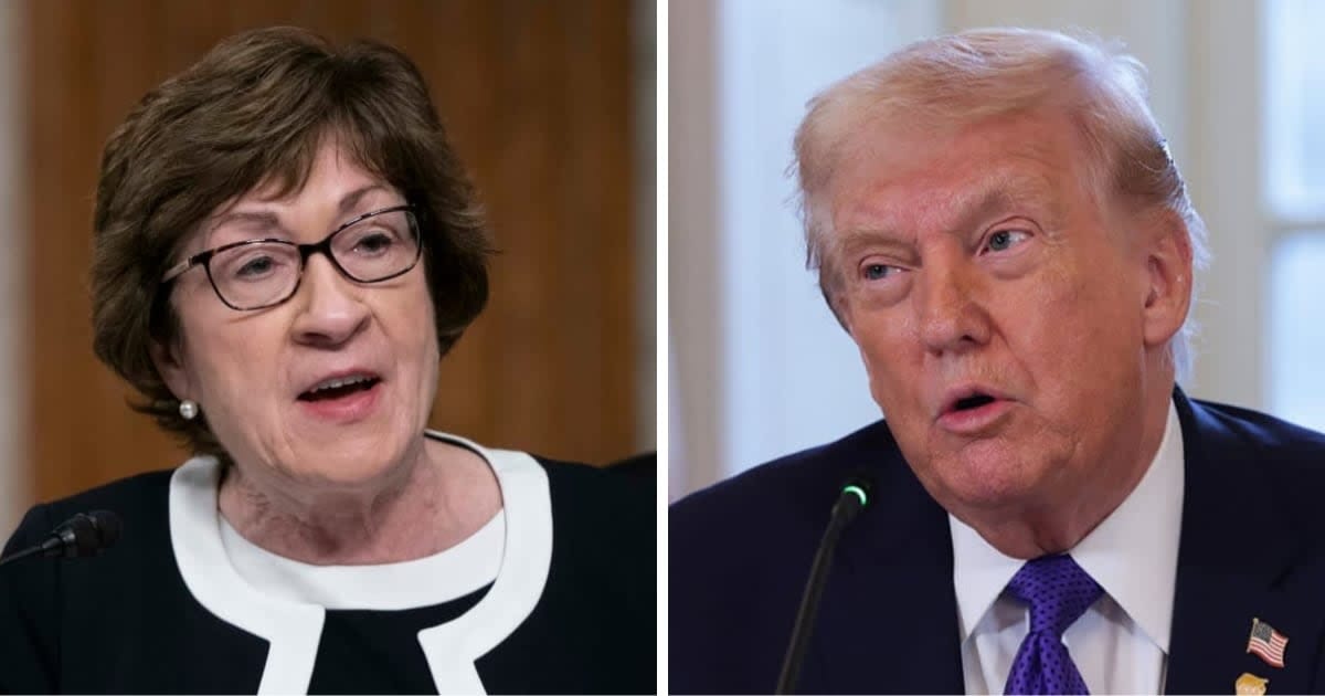 Susan Collins, who is seeking a sixth Senate term, has said that she had repeatedly pressed Trump administration officials for relief for Maine businesses (Getty Images)