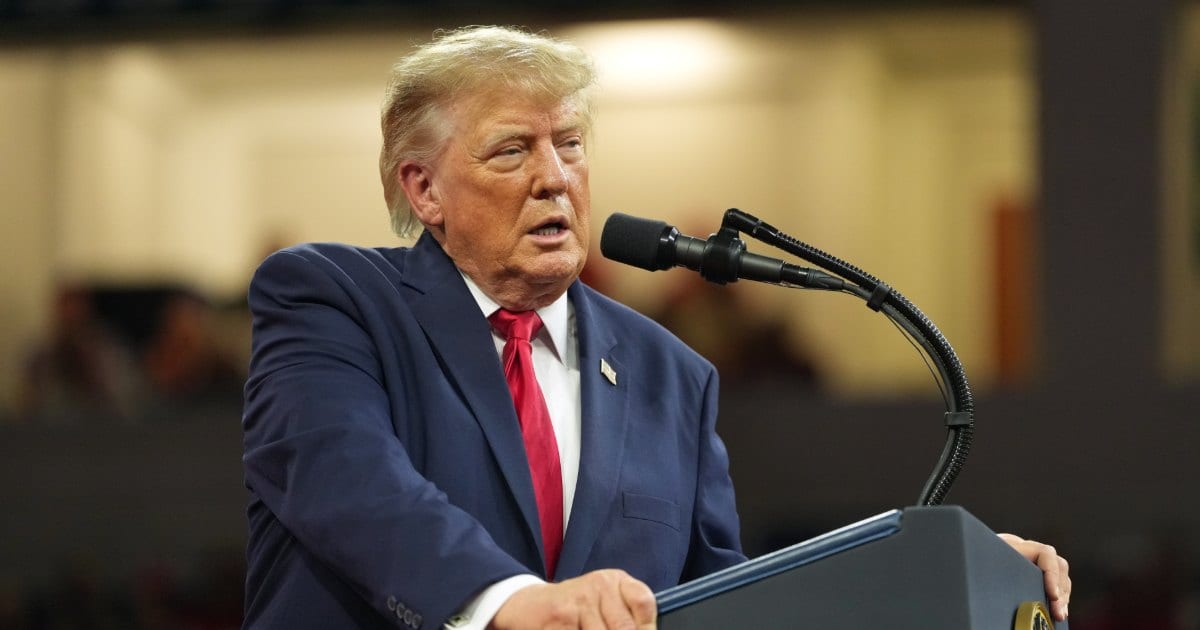 A viral rumor claims, the town of Mexico in New York is renaming itself to 'Epstein List' to avoid being renamed by President Donald Trump (AP Photo/Mark Schiefelbein)