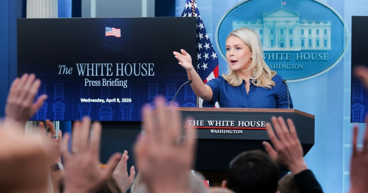 Karoline Leavitt said Donald Trump has floated the idea of restoring the indoor swimming pool that once occupied the space (Anna Moneymaker/Getty Images)