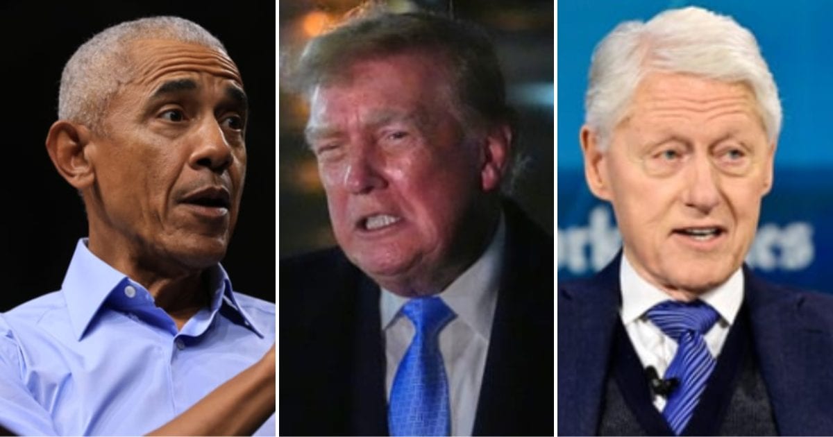 Former Presidents Bill Clinton and Barack Obama criticized President Donald Trump's White House renovations (Getty Photos | Spencer Platt)
