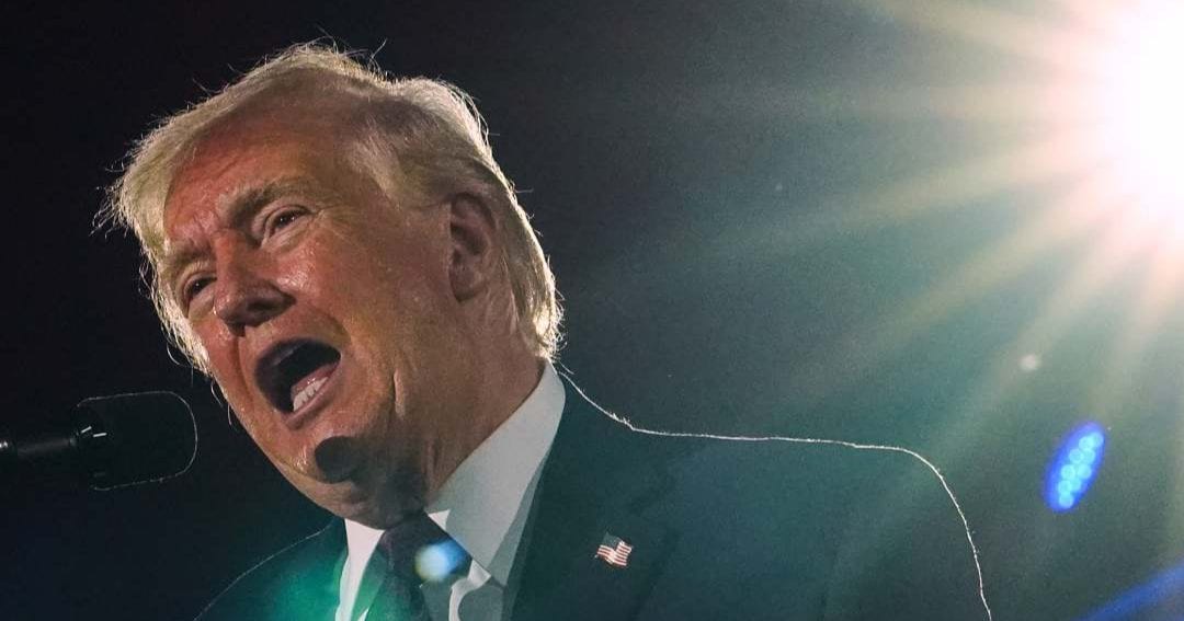 A post claimed that President Donald Trump had a heated exchange with a journalist over allegations of election interference by China, Russia and Iran, prompting questions about the authenticity of the interaction ahead of midterms (AP Photo)