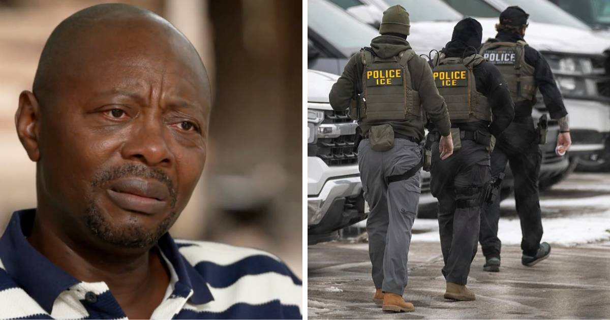 ICE disputed CBS’ portrayal of Moussa Diawara, saying he is an 'illegal alien from Mali' with a final order of removal from a judge (60 Minutes, Getty Images)