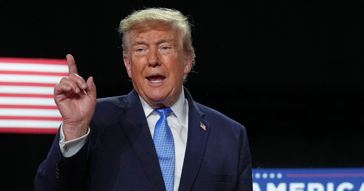 Trump began promoting the phrase “Super Intelligence” in a Truth Social poll last month and later claimed Chinese President Xi Jinping liked the term as well (AP Photo/Jacquelyn Martin)