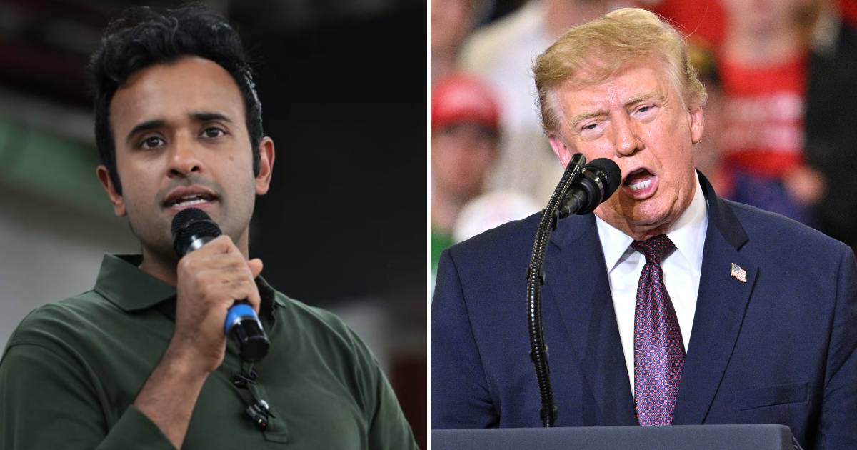 Trump says Vivek Ramaswamy was ‘treated very unfairly’ over controversial Amy Acton ad