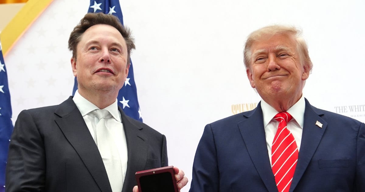Reps Jamie Raskin and Robert Garcia described President Donald Trump's reported interaction with Grok, Elon Musk's AI assistant, during a December 2025 meeting as 'deeply troubling' (AP Photo)