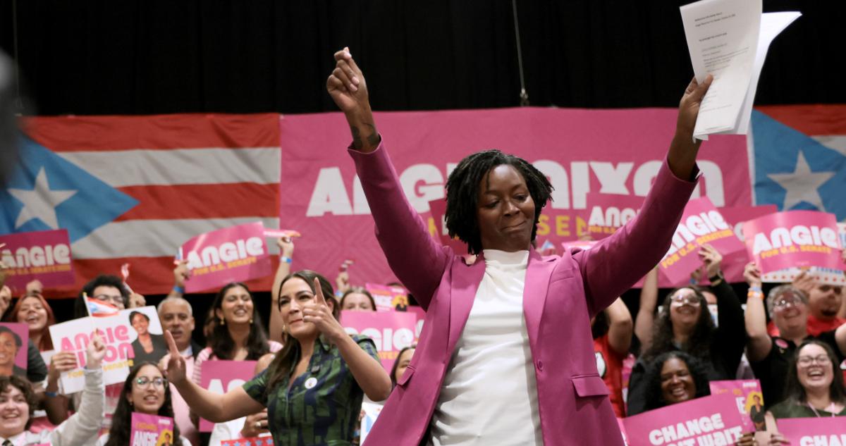 Democrat Angie Nixon says Republicans are volunteering and donating to her Senate campaign