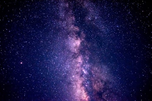 A ground-based view of the Milky Way.