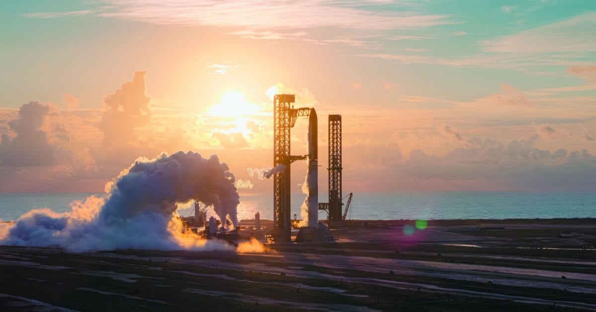 Starship at the launch pad in Starbase, Texas, prior to its launch on 14th test flight, September 28, 2026. (Cover Image Source: SpaceX)