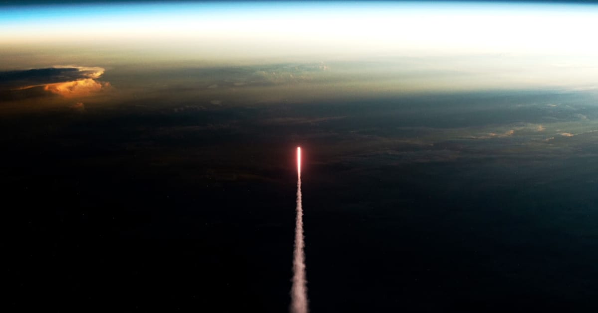An illustration of an orbital attack in progress. (Representative Cover Image Source: SSC USSF)