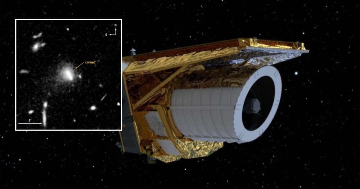 C/2026 S1: ESA’s Euclid telescope unexpectedly discovers its first comet 807 million miles away