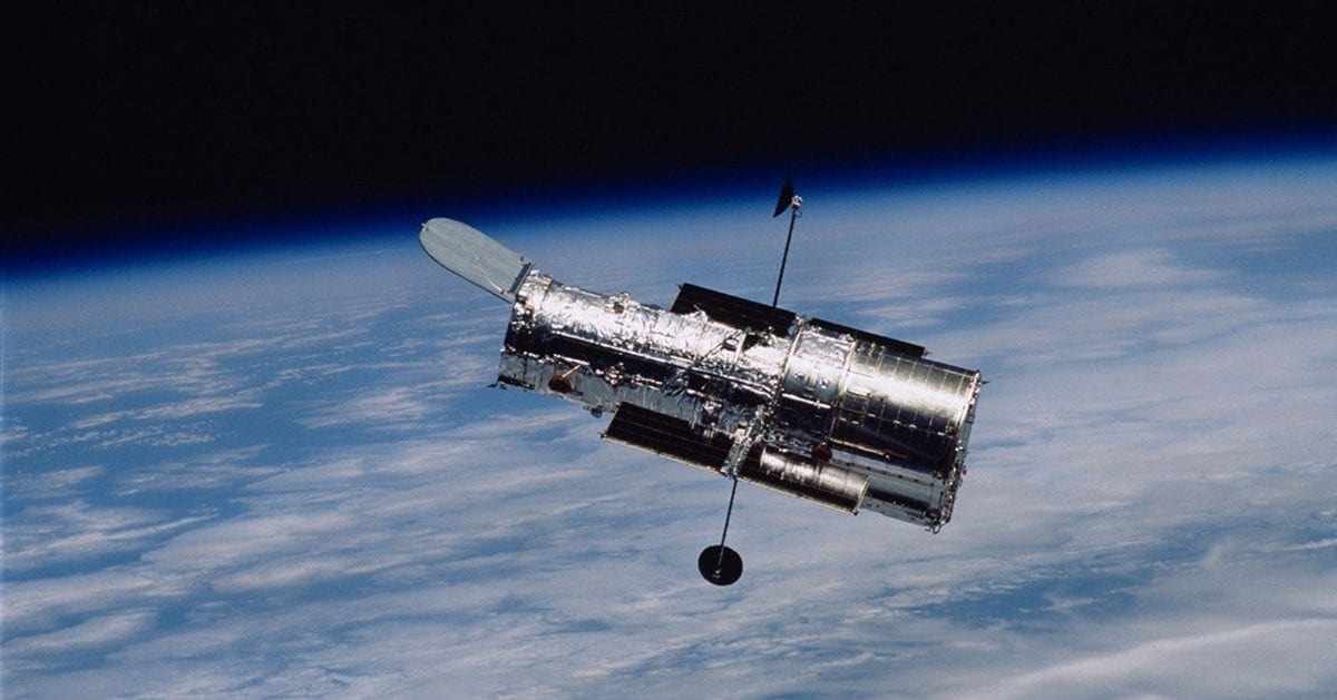 The Hubble Space Telescope photographed in low-Earth orbit. (Cover Image Source: NASA)