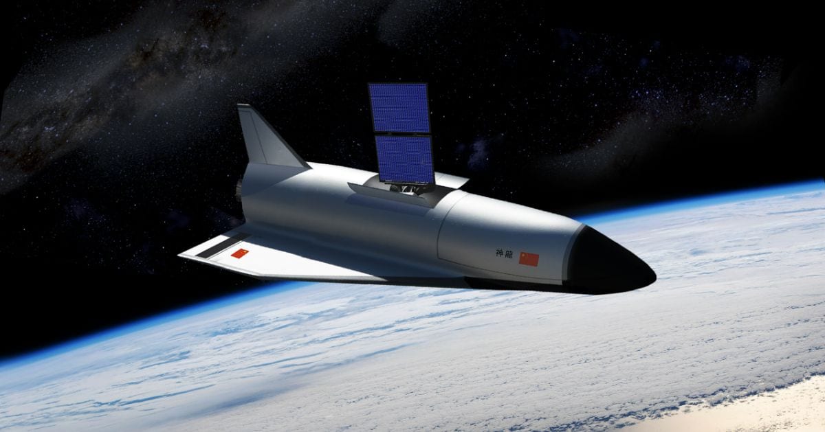 Original conceptual 3D scale model of the proposed Chinese spaceplane. (Representative Cover Image Source: Erik Simonsen/Getty Images)
