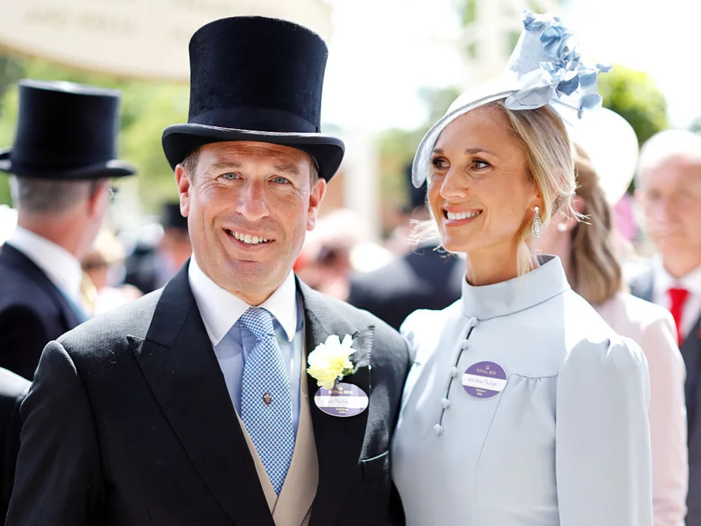 Peter Phillips and Harriet Sperling
