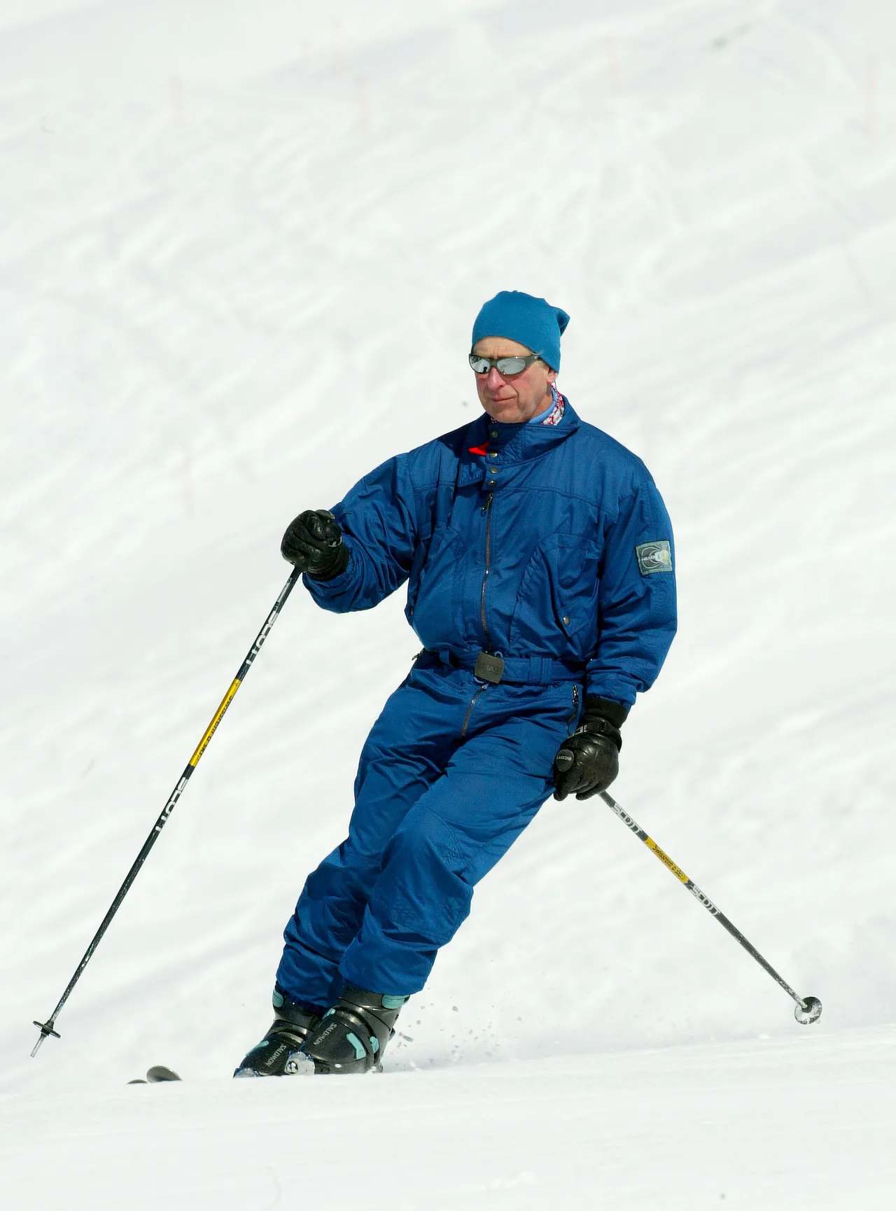 Skiing in the Alps