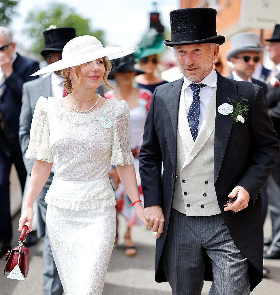 Christian Horner and Geri Halliwell