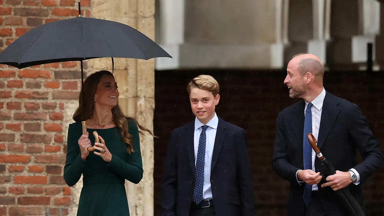In Photos: Kate and William's Proud Parents' Moment as They Drop George Off at Eton