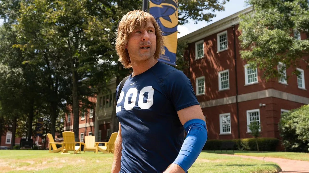 Glen Powell as Russ Holliday/Chad Powers